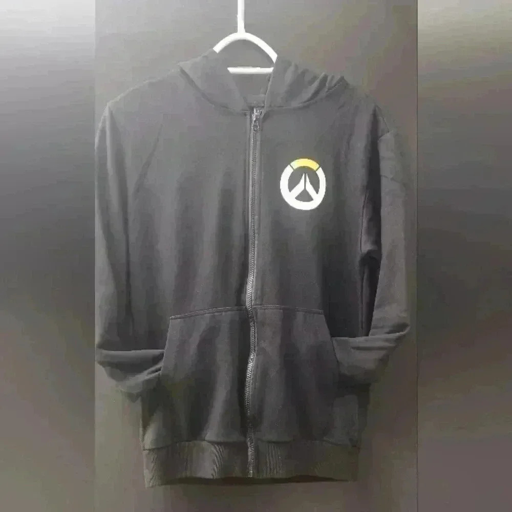 Overwatch Youth Medium Full Zip Hoodie Video Game Gaming Merch